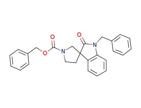 Spiro[3H-indole-3,3'-pyrrolidine]-1'-carboxylic acid,
1,2-dihydro-2-oxo-1-(phenylmethyl)-, phenylmethyl ester