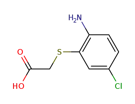 (2-amino-5-chloro-phenylsulfanyl)-acetic acid