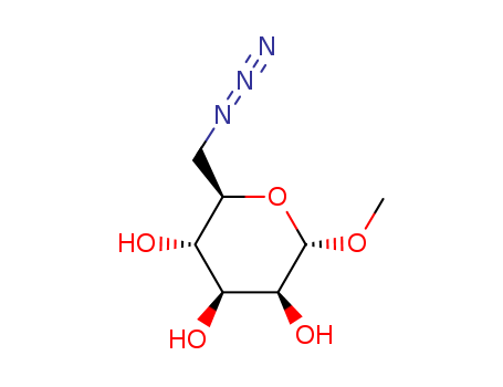 (3S,5S)-2-AZIDOMETHYL-6-METHOXY-TETRAHYDRO-PYRAN-3,4,5-TRIOLCAS