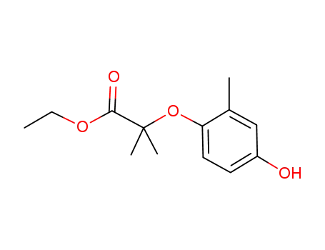 프로판산, 2-(4-히드록시-2-메틸페녹시)-2-메틸-, 에틸 에스테르
