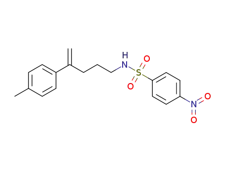 4-nitro-N-(4-p-tolyl-4-pentenyl)benzenesulfonamide