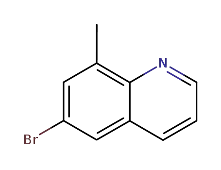 Molecular Structure of 178396-31-1 (8-methyl-6-bromoquinoline)