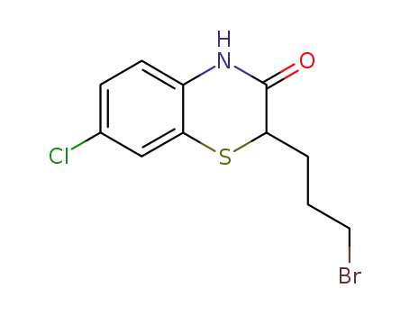 2H-1,4-Benzothiazin-3(4H)-one, 2-(3-bromopropyl)-7-chloro-