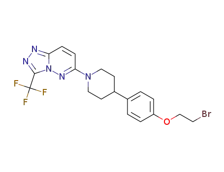 6-{4-[4-(2-bromoethoxy)phenyl]piperidin-1-yl}-3-(trifluoromethyl)[1,2,4]triazolo[4,3-b]pyridazine