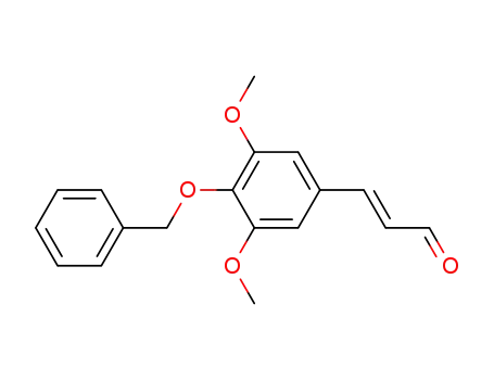 (E)-3-(4-benzyloxy-3,5-dimethoxyphenyl)acrylaldehyde