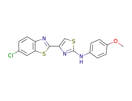 [4-(6-chloro-benzothiazol-2-yl)-thiazol-2-yl]-(4-methoxy-phenyl)-amine