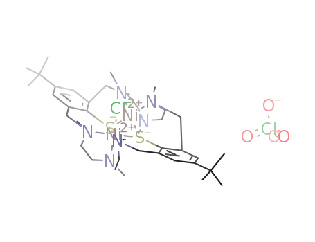 Molecular Structure of 366804-74-2 ([(-CH<sub>2</sub>C<sub>6</sub>H<sub>2</sub>(S)(tert-butyl)CH<sub>2</sub>N(methyl)C<sub>2</sub>H<sub>4</sub>N(methyl)C<sub>2</sub>H<sub>4</sub>N(methyl)CH<sub>2</sub>C<sub>6</sub>H<sub>2</sub>(S)(tert-butyl)CH<sub>2</sub>N(methyl)C<sub>2</sub>H<sub>4</sub>N(methyl)C<sub>2</sub>H<sub>4</sub>N(methyl)-)Ni<sub>2</sub>(μ-Cl)](perchlorate))