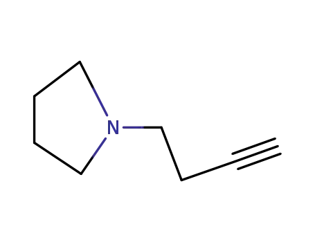 Molecular Structure of 14731-40-9 (Pyrrolidine, 1-(3-butynyl)-)