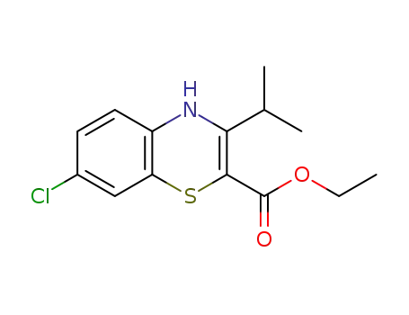 ethyl 7-chloro-3-isopropyl-4H-1,4-benzothiazine-2-carboxylate