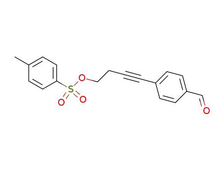 toluene-4-sulfonic acid 4-(4-formylphenyl)but-3-ynyl ester