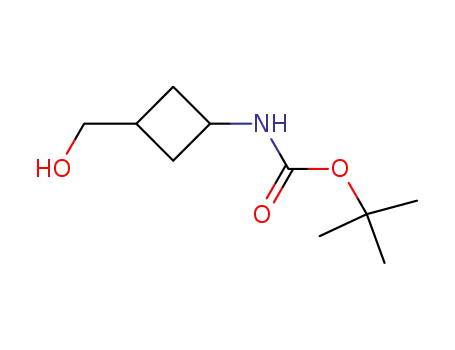 Molecular Structure of 130369-05-0 (3-(Boc-aMino)cyclobutaneMethanol)