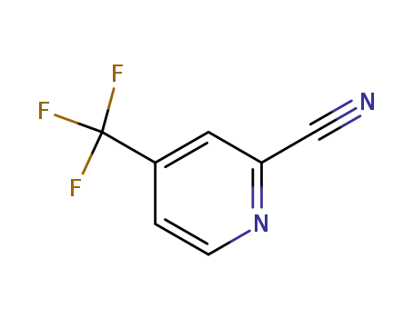 Molecular Structure of 936841-69-9 (4-Trifluoromethyl-pyridine-2-carbonitrile)