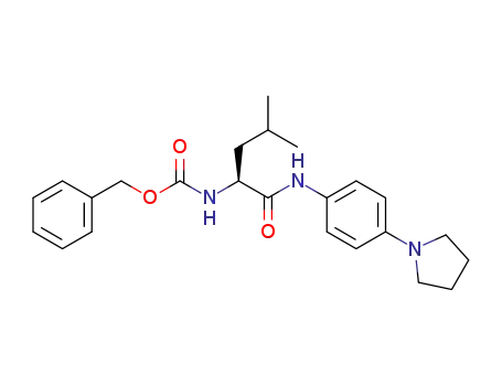 Molecular Structure of 1286716-55-9 (Cbz-Leu-4-pyrrolidynylanilide)