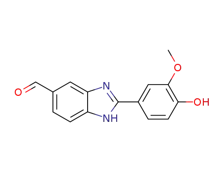1H-Benzimidazole-5-carboxaldehyde, 2-(4-hydroxy-3-methoxyphenyl)-