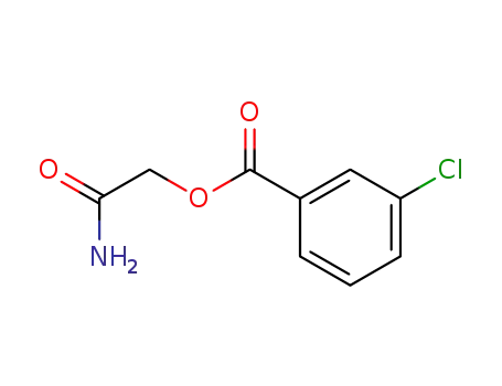Benzoic acid, 3-chloro-, 2-amino-2-oxoethyl ester