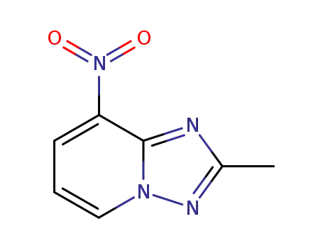 Molecular Structure of 7169-91-7 (2-Methyl-8-nitro[1,2,4]triazolo[1,5-a]pyridine)
