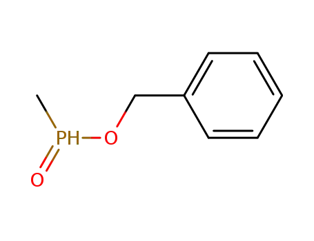Molecular Structure of 80902-08-5 (Phosphinic acid, methyl-, phenylmethyl ester)