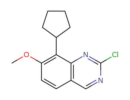 Quinazoline)-chloro-8-cyclopentyl-7-methoxy-  Cas ch.342801-27-8 98%