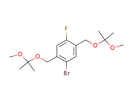 1-bromo-4-fluoro-2,5-bis(((2-methoxypropan-2-yl)oxy)methyl)benzene