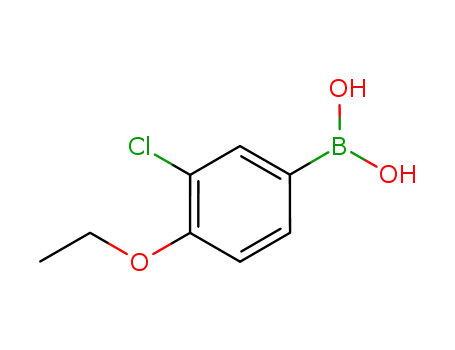 Molecular Structure of 279261-81-3 (3-Chloro-4-ethoxyphenylboronic acid)