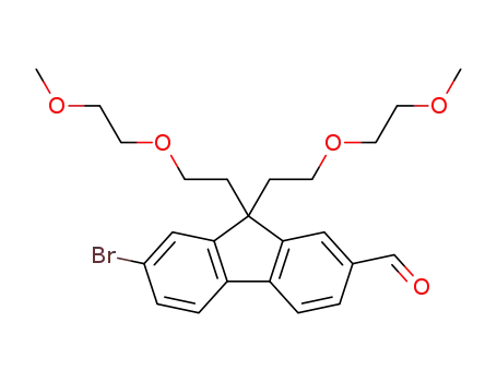 7-bromo-9,9-bis(2-(2-methoxyethoxy)ethyl)-9H-fluorene-2-carbaldehyde