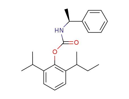 (S)-(-)-1-phenylethylcarbamic acid rac-2-sec-butyl-6-isopropylphenyl ester