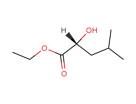 Molecular Structure of 60856-83-9 (Ethyl 2-Hydroxy-4-Methylvalerate)