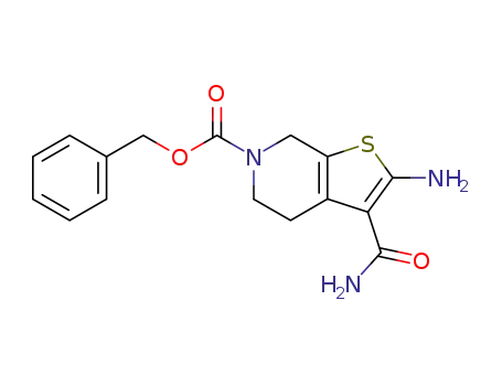 2-AMino-3-carbaMoyl-4,7-dihydro-5H-thieno[2,3-c]pyridine-6-carboxylic acid
벤질 에스테르