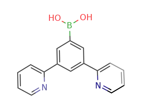 Molecular Structure of 1070166-11-8 (3,5-Di(pyridin-2-yl)phenylboronic acid)
