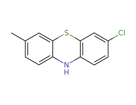 Molecular Structure of 35565-23-2 (10H-Phenothiazine, 3-chloro-7-methyl-)