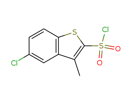 5-Chloro-3-methylbenzo[b]thiophene-2-sulphonylchloride