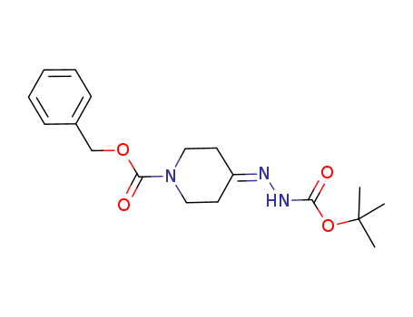 benzyl 4-(2-(tert-butoxycarbonyl)hydrazono)piperidine-1-carboxylate