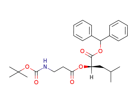 N-((1,1-Dimethylethoxy)carbonyl)-β-Ala-O-D-Leu diphenylmethyl ester