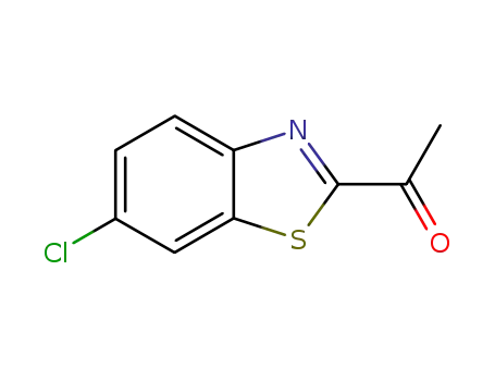 Molecular Structure of 33509-76-1 (Ethanone, 1-(6-chloro-2-benzothiazolyl)- (9CI))