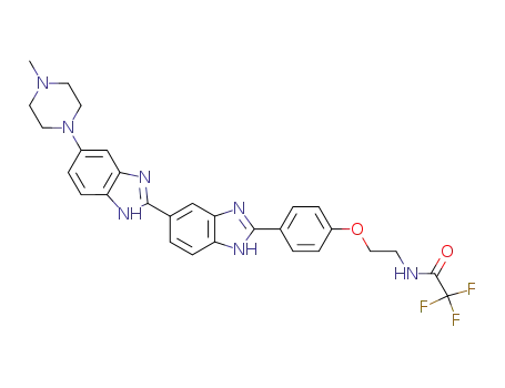 2,2,2-Trifluoro-N-(2-{4-[5-(4-methyl-piperazin-1-yl)-1H,1'H-[2,5']bibenzoimidazolyl-2'-yl]-phenoxy}-ethyl)-acetamide