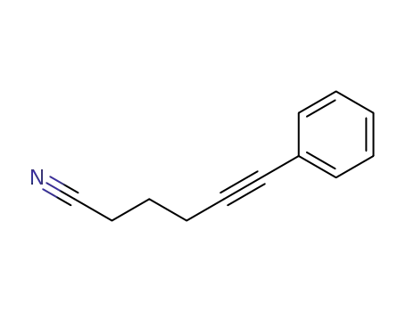 Molecular Structure of 152858-50-9 (6-phenyl-5-hexyne-1-nitrile)