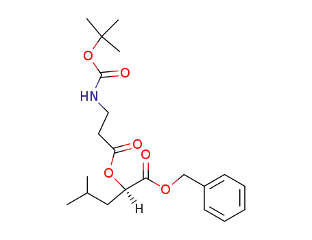 benzyl (2R)-2-(3-tert-butoxycarbonylaminopropionyloxy)-4-methylpentanoate