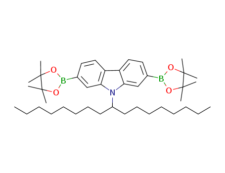 2,7-bis (4,4-5,5-tetramethyl-1,3,2-dioxaborolan-2-yl)-N-9-Heptadecanylcarbazole