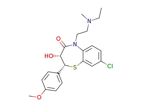 (2R,3R)-8-Chloro-5-[2-(ethyl-methyl-amino)-ethyl]-3-hydroxy-2-(4-methoxy-phenyl)-2,3-dihydro-5H-benzo[b][1,4]thiazepin-4-one