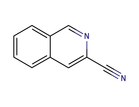 Molecular Structure of 26947-41-1 (3-Isoquinolinecarbonitrile)