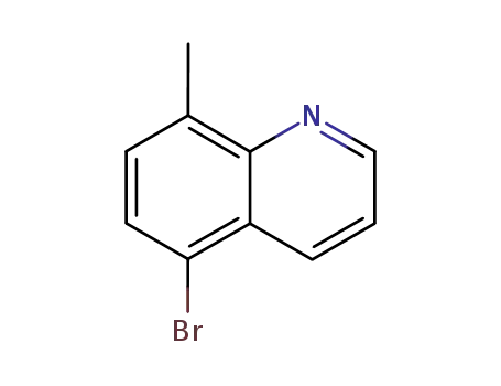 Molecular Structure of 74316-55-5 (5-BROMO-8-METHYL-QUINOLINE)