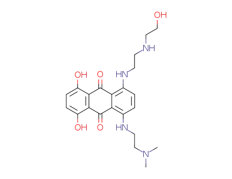 1-{[2-(dimethylamino)ethyl]amino}-5,8-dihydroxy-4-({2-[(2-hydroxyethyl)amino]ethyl}amino)anthracene-9,10-dione