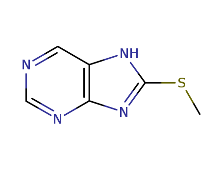 9H-Purine,8-(methylthio)- cas  33426-53-8