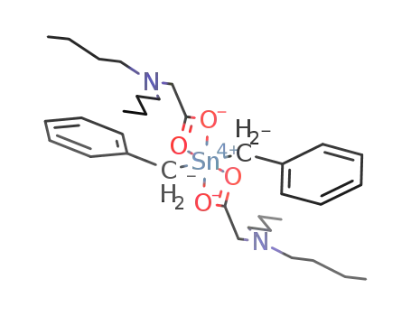 [[(N,N-dibutylglycine(-H))2Sn(CH<sub>2</sub>C<sub>6</sub>H<sub>4</sub>)2]