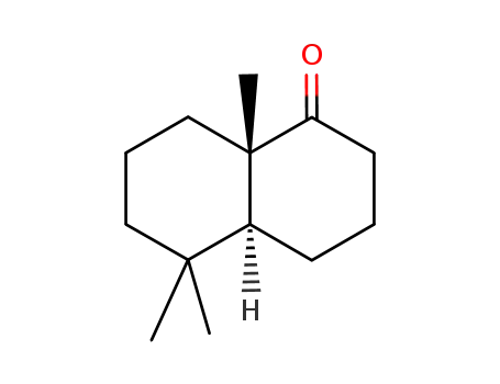(+-)-5,5,8a-trimethyl-(4a<i>r</i>,8a<i>t</i>)-octahydro-naphthalen-1-one