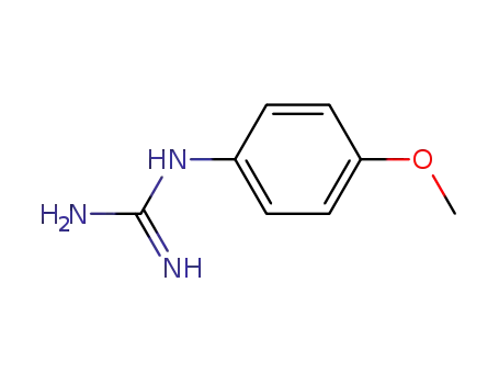 Molecular Structure of 67453-80-9 (N-(4-METHOXY-PHENYL)-GUANIDINE)