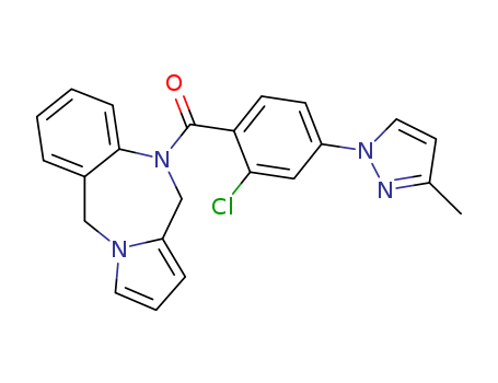 10-[2-Chloro-4-(3-methyl-1H-pyrazol-1-yl)benzoyl]-10,11-dihydro-5H-pyrrolo[2,1-c][1,4]benzodiazepine