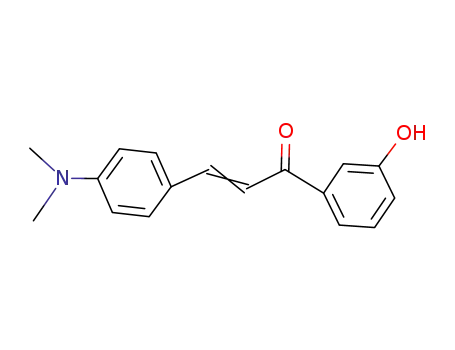 3-Oxo-1-(4-dimethylamino-phenyl)-3-(3-hydroxy-phenyl)-propen-<sup>(1)</sup>