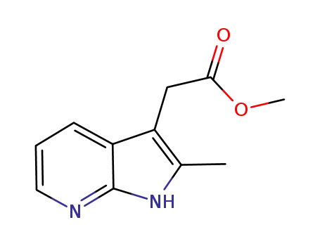 METHYL(2-METHYL-1H-PYRROLO[2,3-B]피리딘 3-YL)아세테이트