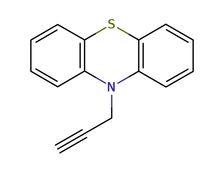 Molecular Structure of 4282-78-4 (10-(2-Propyn-1-yl)-10H-phenothiazine)